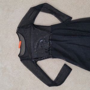 Arancia Black Long see through dress